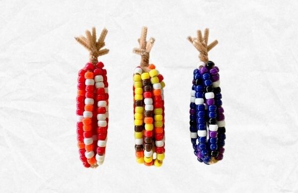 Photo of beaded ornamental corn